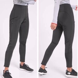 {Athleta} "Glacier Snow Skinny Pant" Black Ski Outdoor Stretch Pants 8